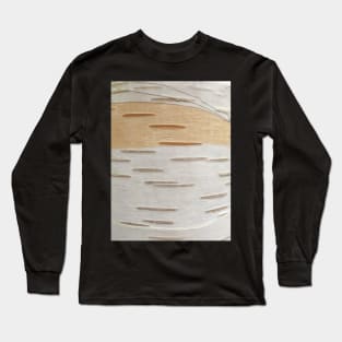 Bark - silver birch Long Sleeve T-Shirt